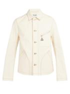 Matchesfashion.com Loewe - X Charles Rennie Mackintosh Denim Jacket - Mens - White
