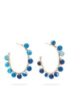 Matchesfashion.com Rosantica By Michela Panero - Dada Beaded Hoop Earrings - Womens - Blue