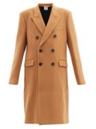 Matchesfashion.com Vetements - Double-breasted Wool-blend Coat - Womens - Camel