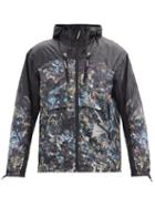 Matchesfashion.com And Wander - Abstract-print Hooded Ripstop Jacket - Mens - Black
