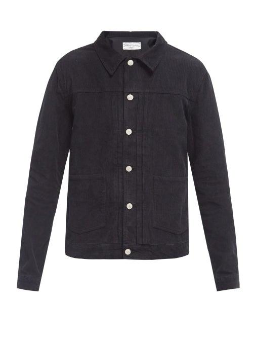 Mens Rtw Officine Gnrale - Leo Cotton-corduroy Jacket - Mens - Black