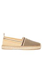 Matchesfashion.com Fendi - Ff-jacquard Canvas Espadrilles - Mens - Khaki Multi