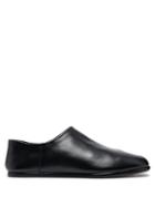 Matchesfashion.com Maison Margiela - Tabi Split Toe Leather Flats - Mens - Black