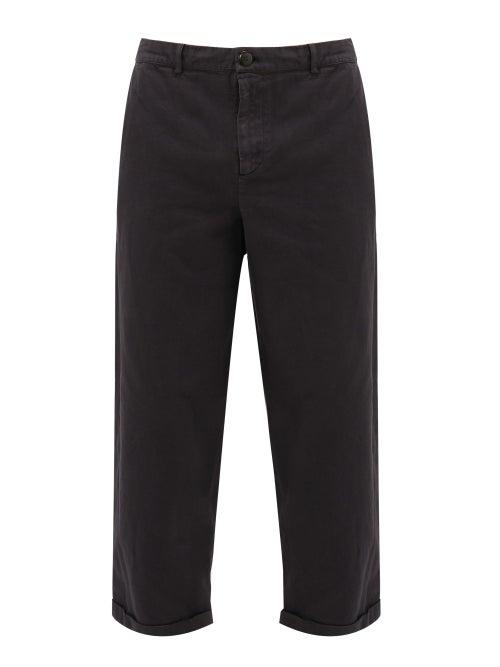 Matchesfashion.com Toogood - The Bricklayer Cotton-canvas Trousers - Mens - Black