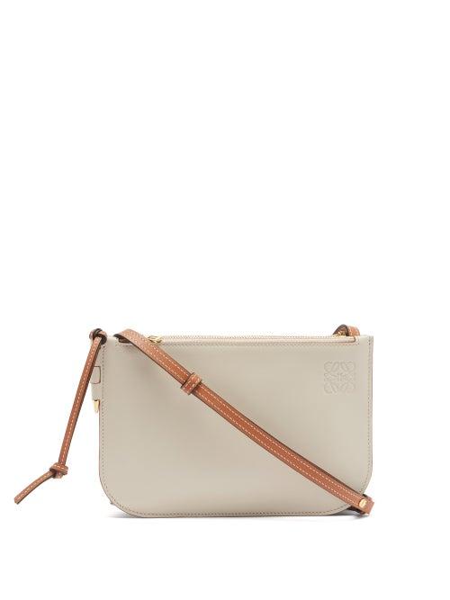 Ladies Bags Loewe - Gate Leather Cross-body Bag - Womens - White