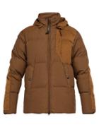 Matchesfashion.com C.p. Company - Goggle Down Filled Cotton Blend Jacket - Mens - Light Brown