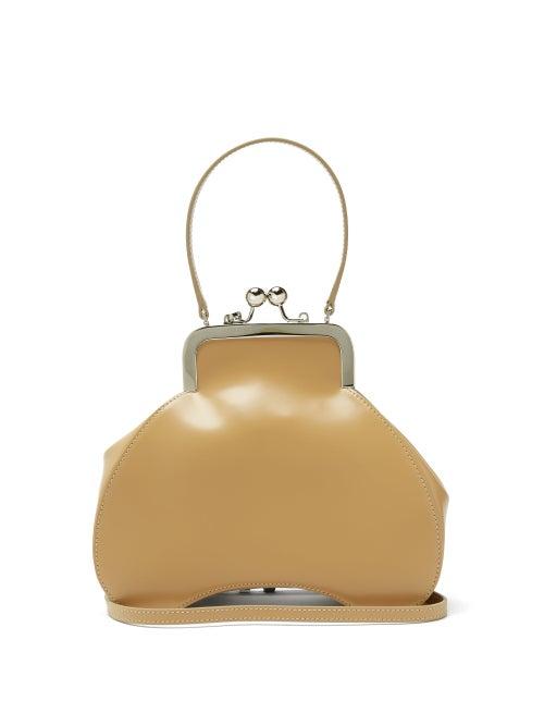 Matchesfashion.com Simone Rocha - Baby Bean Leather Top Handle Bag - Womens - Beige