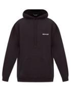 Mens Rtw Balenciaga - Logo-embroidered Cotton-jersey Hooded Sweatshirt - Mens - Black