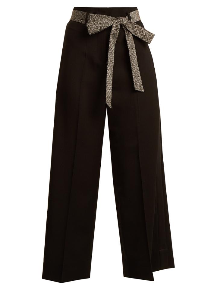 Racil Nitta Wide-leg Wool Trousers