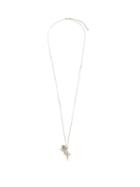 Saint Laurent - Crystal-embellished Charm Necklace - Mens - Silver