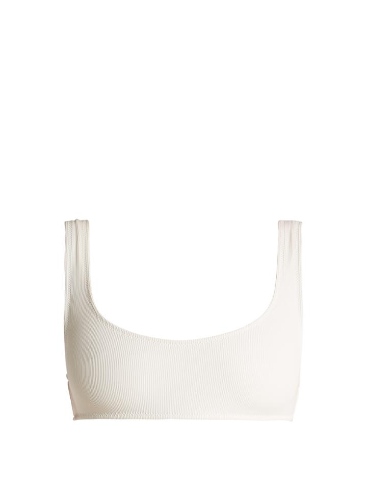 Solid & Striped The Elle Ribbed Bikini Top