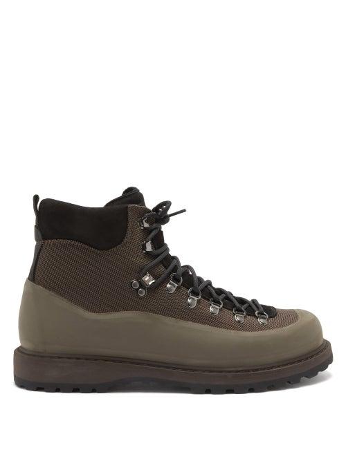 Matchesfashion.com Diemme - Roccia Vet Canvas Hiking Boots - Mens - Brown