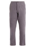 Matchesfashion.com The Lost Explorer - Polecat Elasticated Waist Organic Cotton Trousers - Mens - Grey