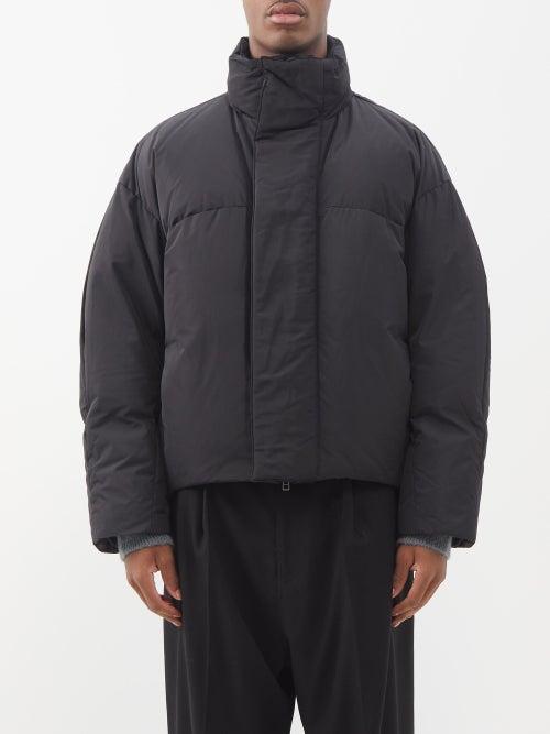 Le17septembre Homme - Point-collar Quilted Jacket - Mens - Black