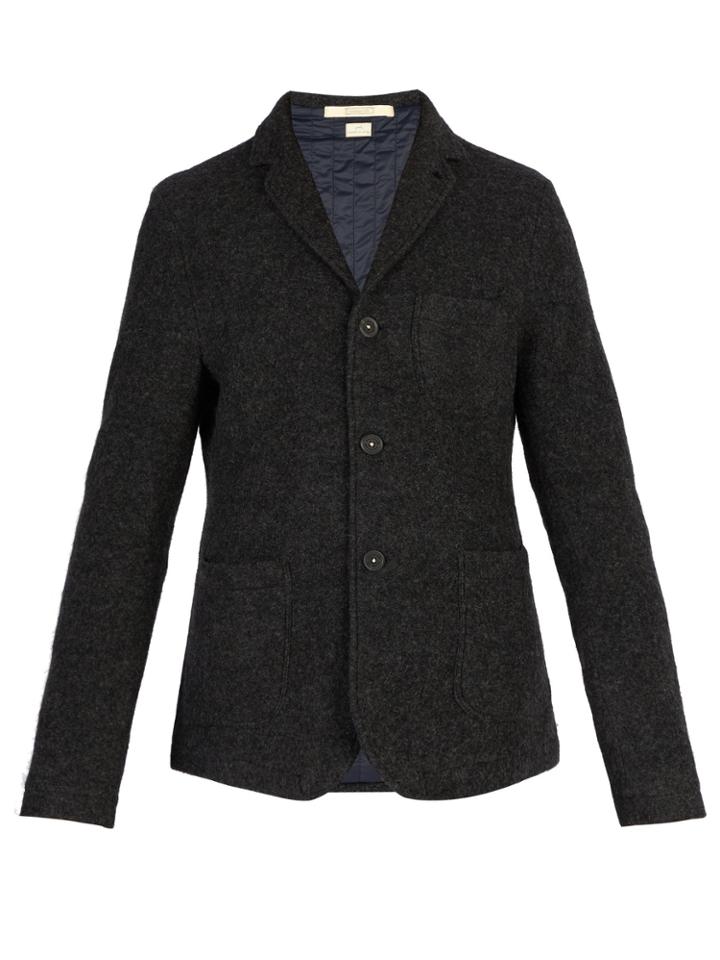 Massimo Alba Quilted-lining Yak-wool Jacket