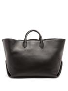 Matchesfashion.com Khaite - Amelia Large Leather Tote Bag - Womens - Black
