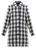 Matchesfashion.com A.p.c. - Checked Boucl Coat - Womens - Black White