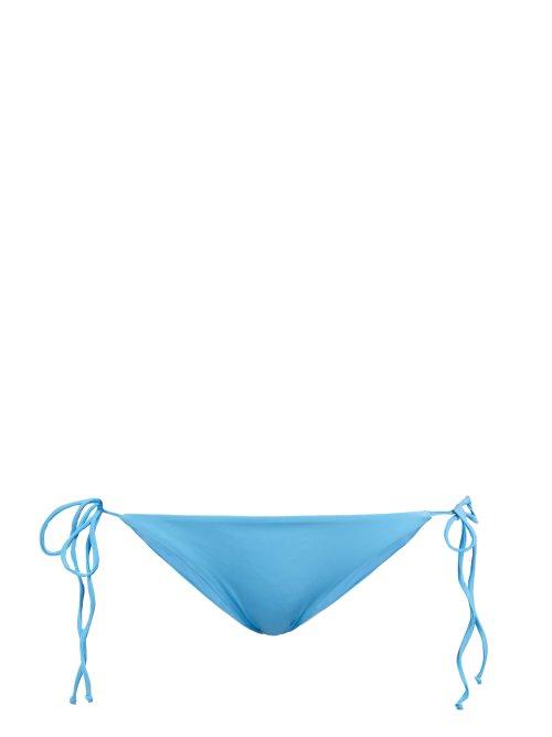 Matchesfashion.com Jade Swim - Ties Side Tie Bikini Briefs - Womens - Blue