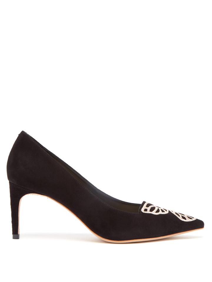 Sophia Webster Bibi Butterfly Suede Pumps