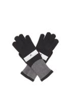 Matchesfashion.com Adidas By Stella Mccartney - Logo Print Knitted Running Gloves - Womens - Black