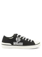 Matchesfashion.com Isabel Marant - Binkooh Logo-print Cotton-canvas Trainers - Mens - Black