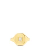 Matchesfashion.com Shay - Essential Diamond & 18kt Gold Ring - Womens - Gold