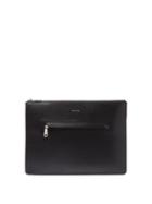 Mens Bags Paul Smith - Foiled-logo Zipped Leather Pouch - Mens - Black