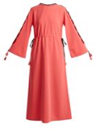 Huishan Zhang Drawstring-waist Cut-out Detail Midi Dress
