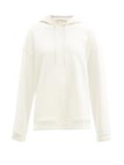 Matchesfashion.com Ganni - Software Recycled Cotton-blend Hooded Sweatshirt - Womens - Cream