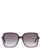 Matchesfashion.com Gucci - Oversized Square Acetate Sunglasses - Womens - Black