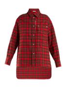 Matchesfashion.com Golden Goose Deluxe Brand - Ripa Checked Shirt - Womens - Red Multi