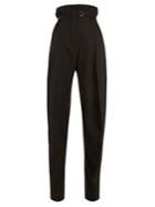 Lemaire High-rise Tapered-leg Wool-twill Trousers