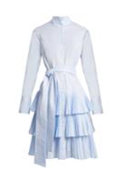 Osman Bailey Tiered-skirt Cotton Shirtdress
