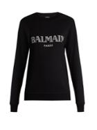Balmain Logo-print Jersey Sweatshirt