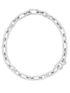 Matchesfashion.com Balenciaga - B-logo Chain Necklace - Womens - Silver