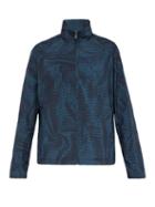 Matchesfashion.com Bottega Veneta - Intrecciato Print Nylon Jacket - Mens - Blue