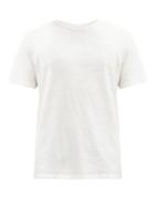 Matchesfashion.com Rag & Bone - Flame Crew-neck Slubbed Cotton-jersey T-shirt - Mens - White