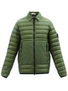 Stone Island - Logo-patch Quilted-down Nylon Coat - Mens - Green