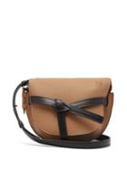 Matchesfashion.com Loewe - Gate Mini Grained Leather Cross Body Bag - Womens - Brown Multi