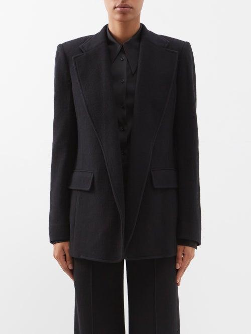 Chlo - Recycled Cashmere-blend Blazer - Womens - Black