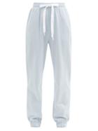 Matchesfashion.com The Upside - Loire Captain Cotton-jersey Track Pants - Womens - Light Blue