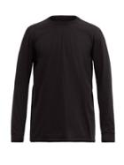 Matchesfashion.com Rick Owens - Level Longline Cotton-jersey Long-sleeved T-shirt - Mens - Black