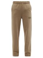 Ganni - Software Recycled Cotton-blend Track Pants - Womens - Brown Beige
