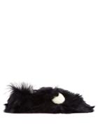 Anya Hindmarch Eyes Shearling Slipper Shoes