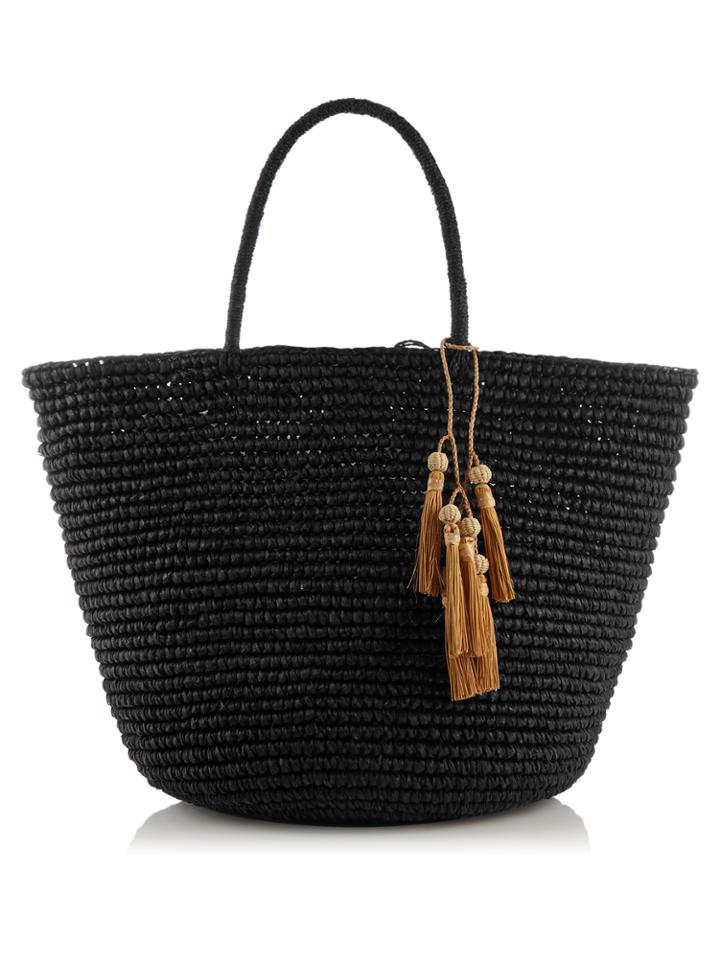 Sensi Studio Woven-straw Tote