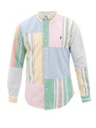 Polo Ralph Lauren - Logo-embroidered Patchwork Cotton Shirt - Mens - Multi