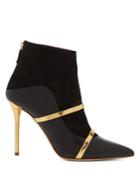 Malone Souliers Madison Leather And Suede Ankle Boots