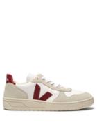 Matchesfashion.com Veja - V 10 Low Top Leather Trainers - Womens - Burgundy White
