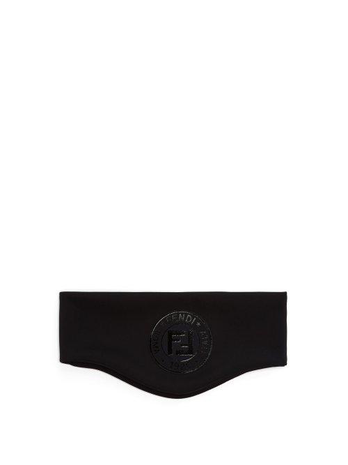Matchesfashion.com Fendi - Ff Logo Ski Headband - Womens - Black