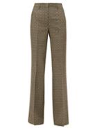 Matchesfashion.com Etro - Cumbria Geometric Jacquard Trousers - Womens - Beige Multi